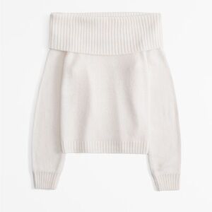 Abercrombie Fold-over, Off-the-Shoulder Sweater